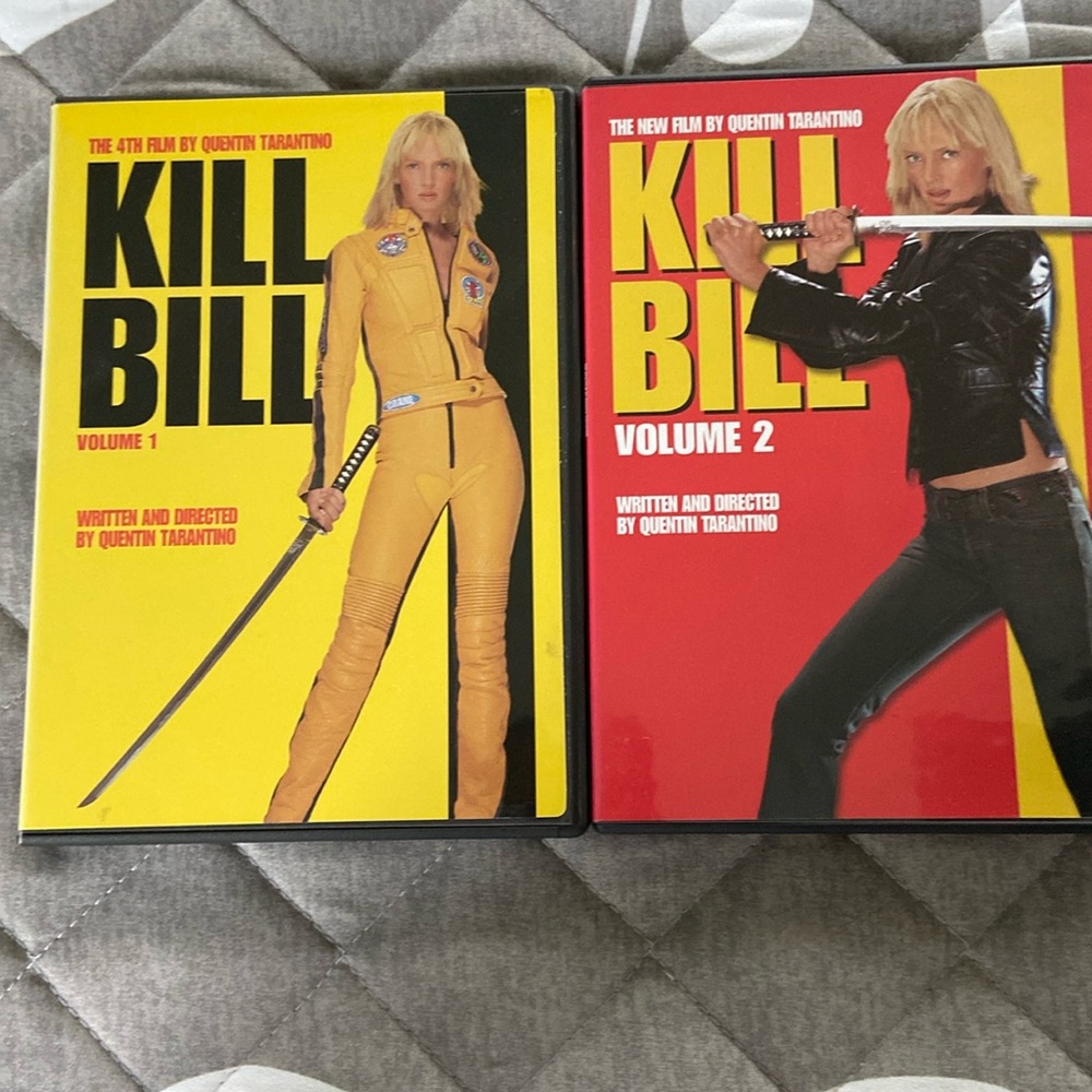 Kill Bill volume 1 and 2 DVD’s